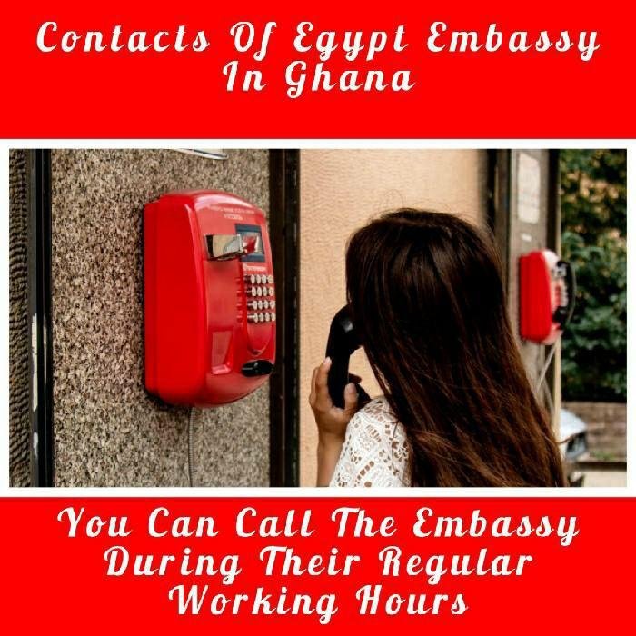 Contacts Egypt Embassy Ghana