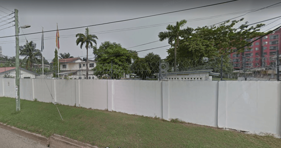 Location of German Embassy in Ghana